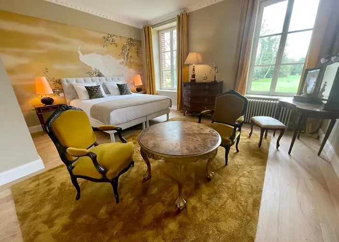 לינה וארוחת בוקר Anelys - Chateau Du Bocage Équemauville